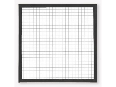 Zwart grenen gaaspaneel | Breedte 180 cm | Hoogte 180 cm