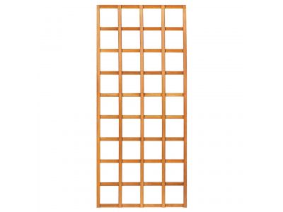 Hardhout trellisscherm | Breedte 90 cm | Hoogte 180 cm | Recht