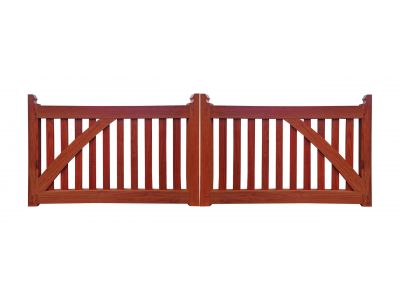 Dubbele toegangspoort padoek TP70 (incl. hang- en sluitwerk)