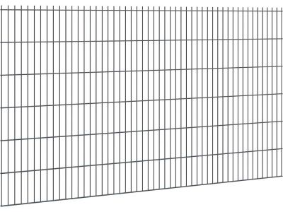 Dubbelstaafmat hekwerk Ø 6/5/6 | 2.5 meter breed | Antraciet