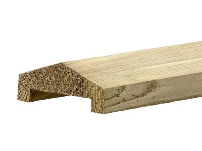 Afdeklat | Hout | Lengte 180 cm | Grenen
