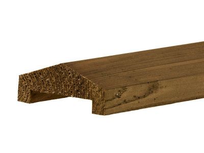 Afdeklat | Hout | Lengte 180 cm | Bruin grenen