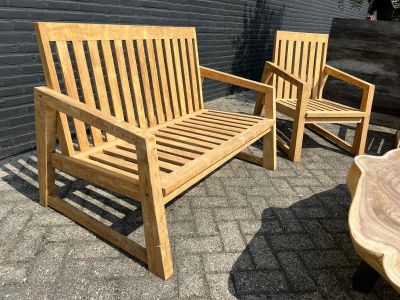 Tuinbank Yas Marina | Hout