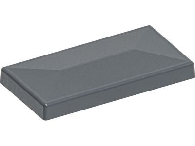 Alu kap voor paal Multi 60x40mm RAL7016