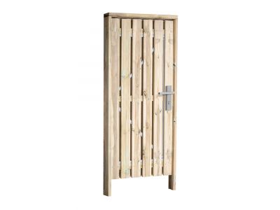 Grenen poort | Hoogte 190 cm | Incl. hang & sluitwerk & kozijn
