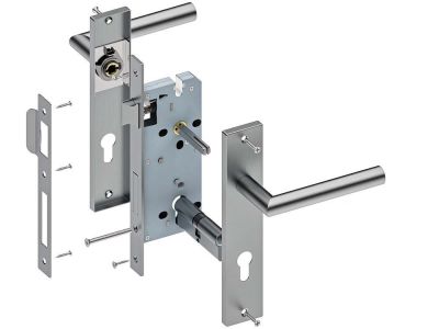 Deurklinkset tuinpoort | RVS